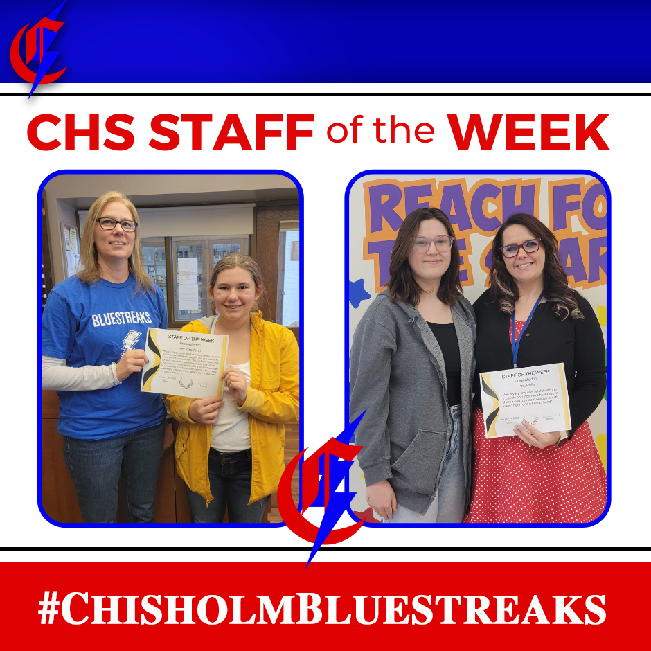 Staff of the Week - 1/19/2022