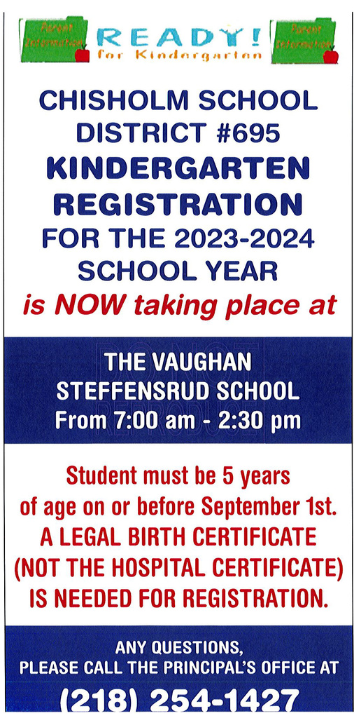 Kindergarten Registration 23-24