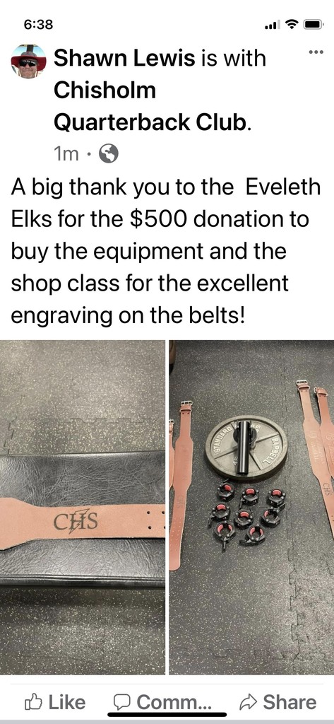 Elks Donation