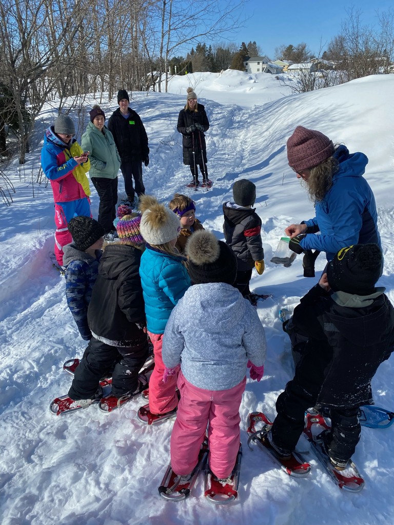 Snowshoeing